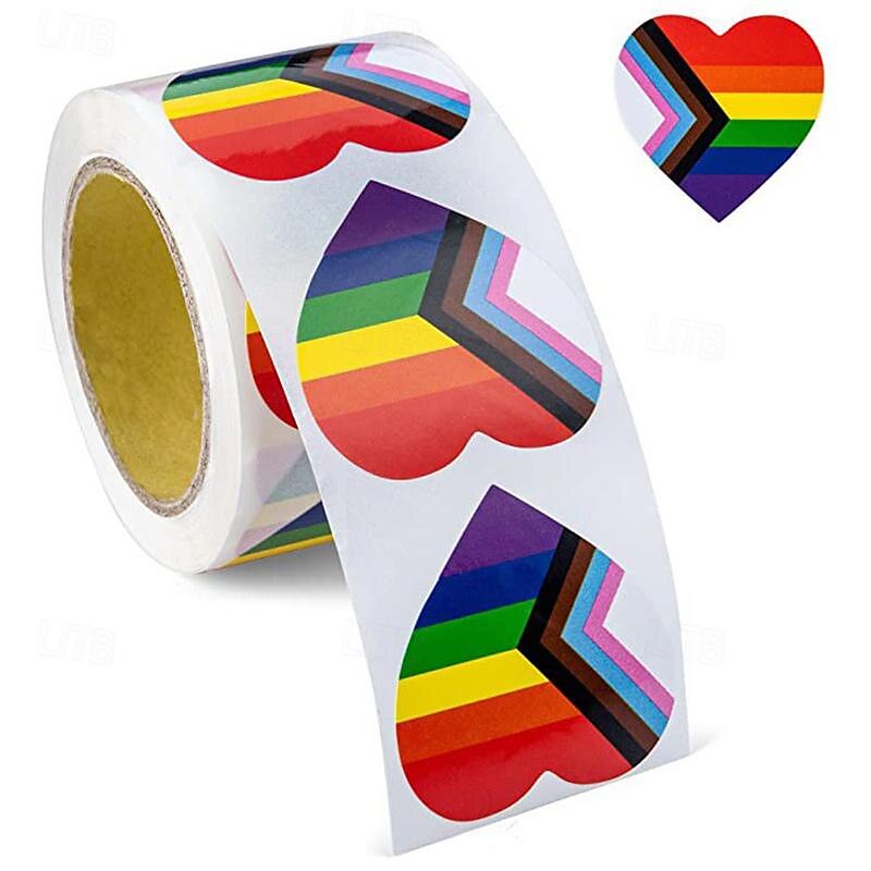 adesivo del mese dell'orgoglio di San Valentino da 1 pollice-2,5 cm 1,5 pollici-3,8 cm del 2025 a $11.99 -P18