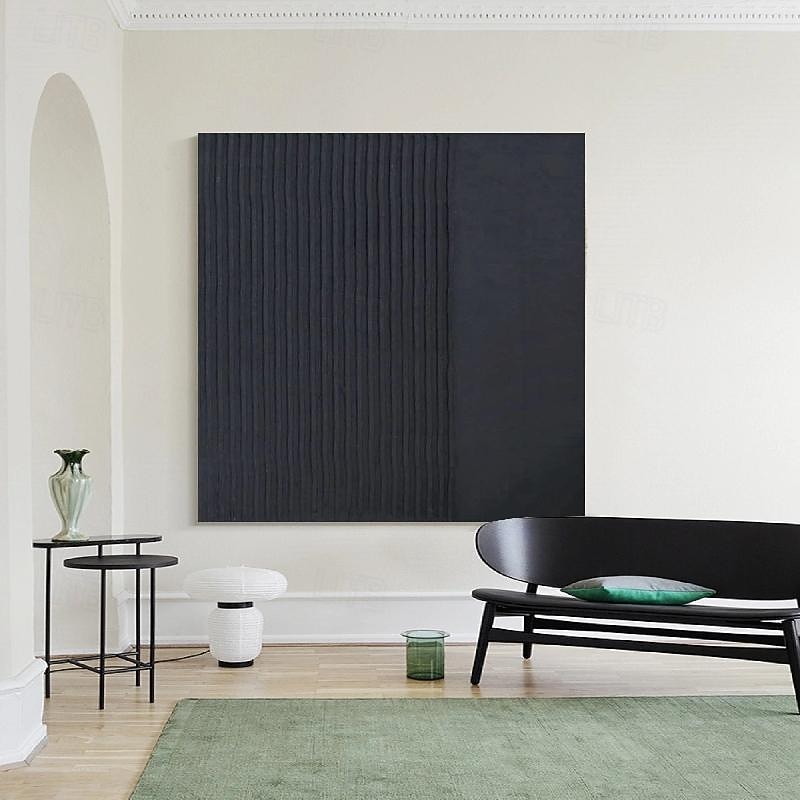 peint à la main 3d texturé blanc peinture abstraite sur toile 3d texturé art mural boho moderne toile art salon décor pattle couteau peinture à l'huile décor à la maison hôtel pièce d'art de 2025 ? $108.99 –P5