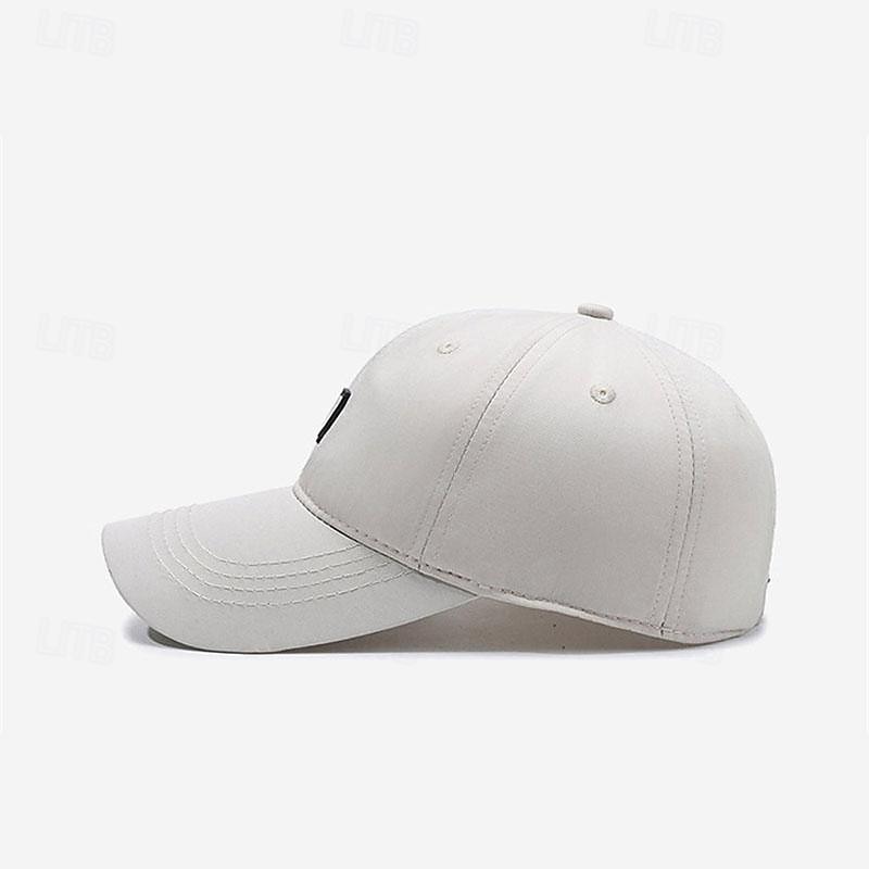 Herren Cap Basecap Sonnenhut Kappe Schwarz Weiß Polyester Modisch Brautkleider schlicht Strasse Täglich Feste Farbe Einstellbar Sonnenschutz Atmungsaktiv 2026 - $5.99 –P6