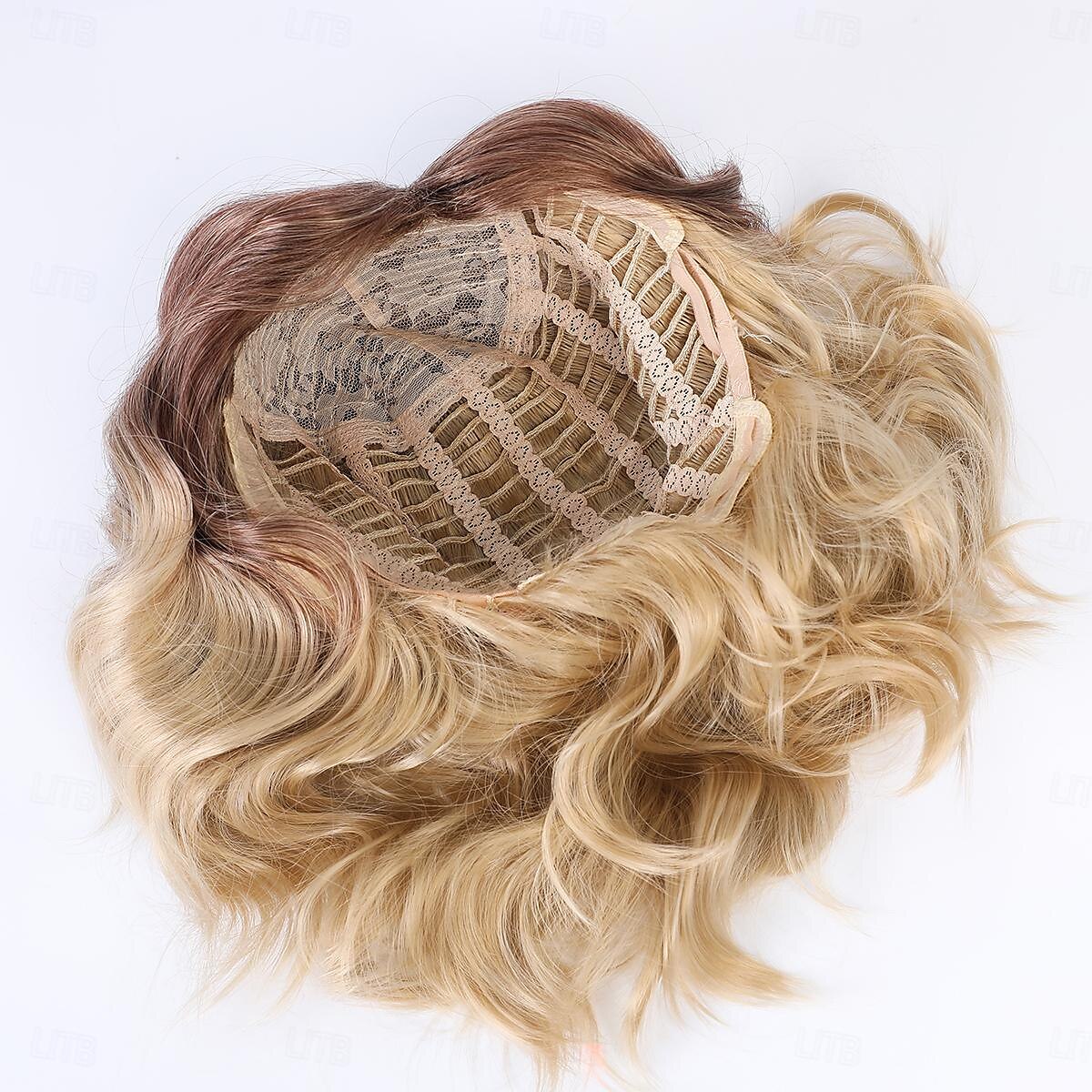parrucche bionde per le donne parrucca sintetica parrucca riccia asimmetrica bionda corta bionda capelli sintetici 14 pollici soffice bionda delle donne del 2025 a $22.99 –P2