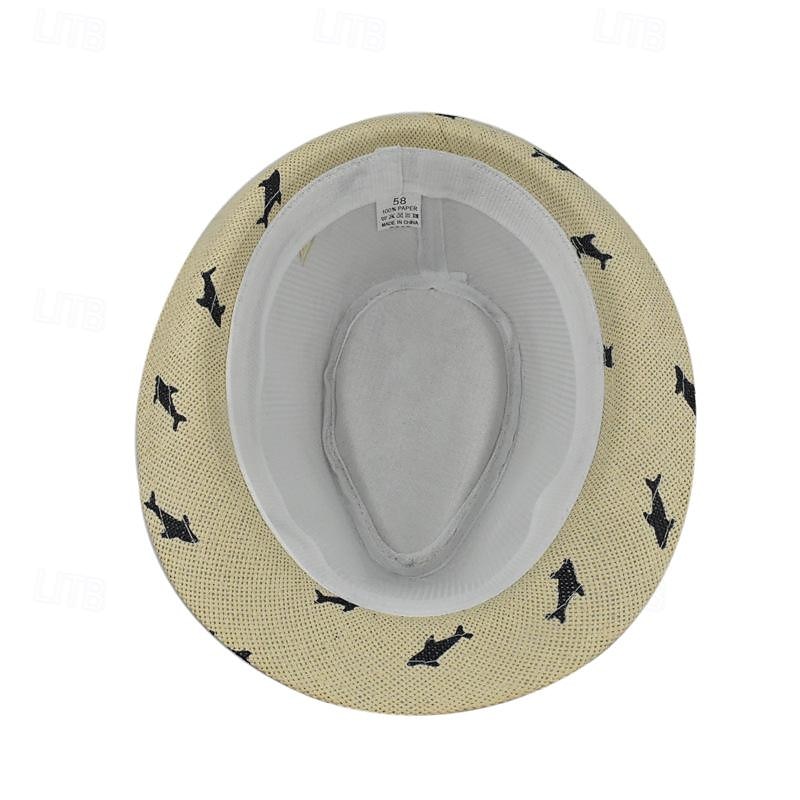 Per uomo Cappello del Kentucky Derby Cappello da Sole Cappello da festa Bianco Kaki Cotone Moda Casual Streetwear Quotidiano Pesce Protezione solare Traspirante del 2026 a $17.99 –P8
