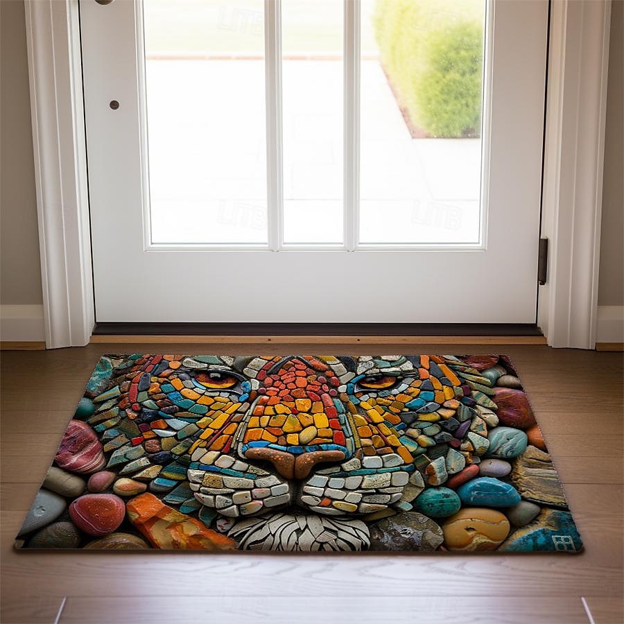 Cobblestones Animals Doormat Kitchen Mat Floor Mat Non-Slip Area Rug Oil Proof Rug Indoor Outdoor Mat Bedroom Decor Bathroom Mat Entrance Rug 2025 - $16.99 –P7