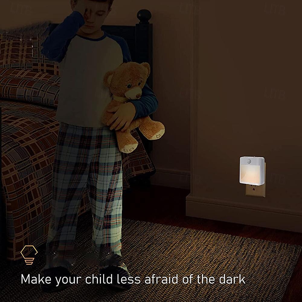 LED Night Light Smart Motion Sensor Dimmable Emergency Lamp White Warm Lamp Bedroom Living Room Study Bedside Kitchen Light 2025 - $18.49 –P5