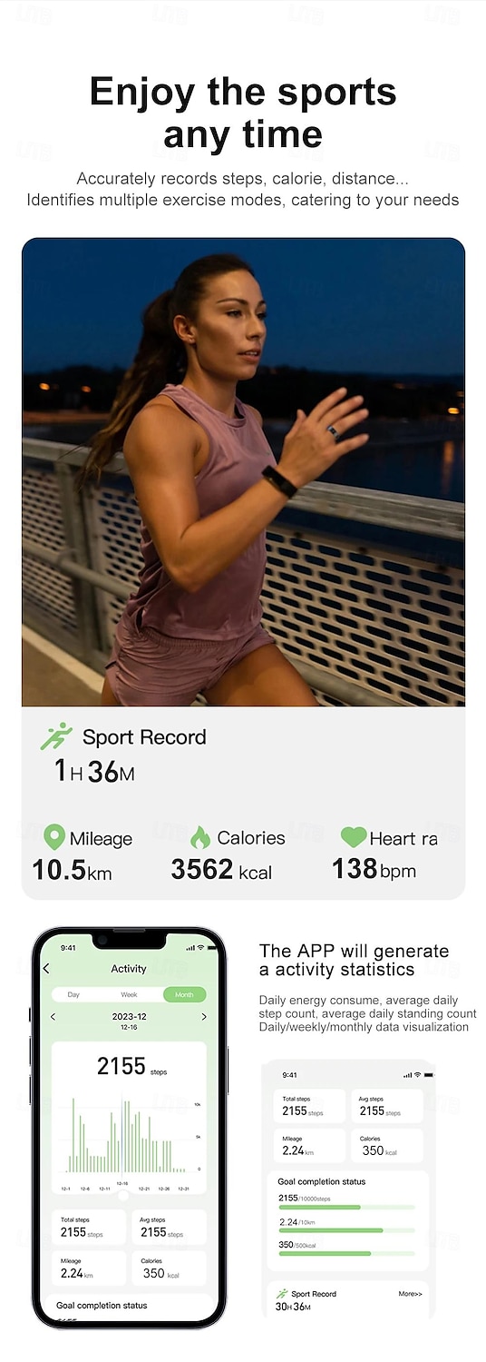 NEW R02 Smart Ring Multifunctional Step Health Tracker Heart Rate Blood Oxygen Monitor Waterproof Men Women Sleep Fitness Valentine's Day Gift 2026 - $41.99 –P5