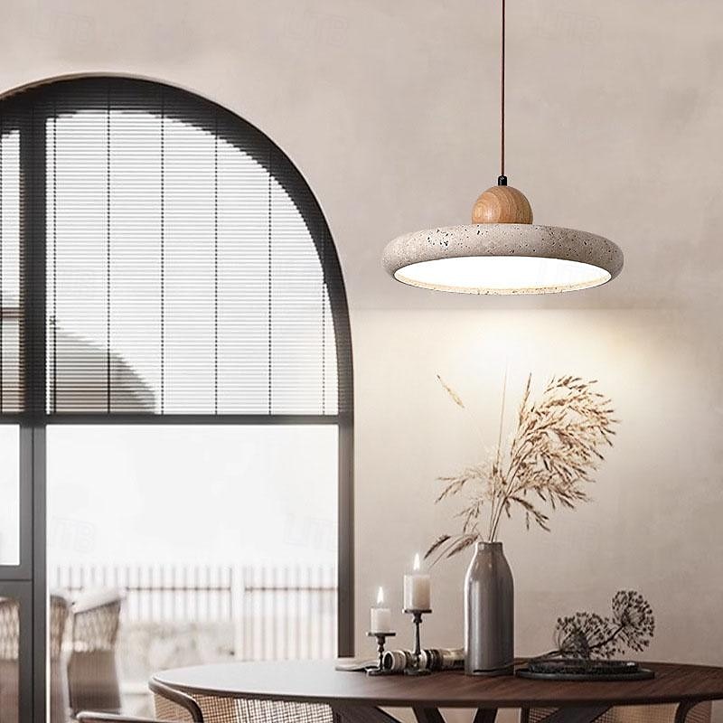 1-Light 30 cm Single Design Pendant Light Stone Painted Finishes Modern Nordic Style 110-240V 2025 - $249.99 –P2