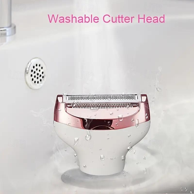 4-in-1 Electric Shaver for Women -Multipurpose Facial Legs &Underarm Trimmer with Wet/Dry Hair Removal - USB Rechargeable.Portable -Ideal Holiday Gift 2025 - $26.99 –P4