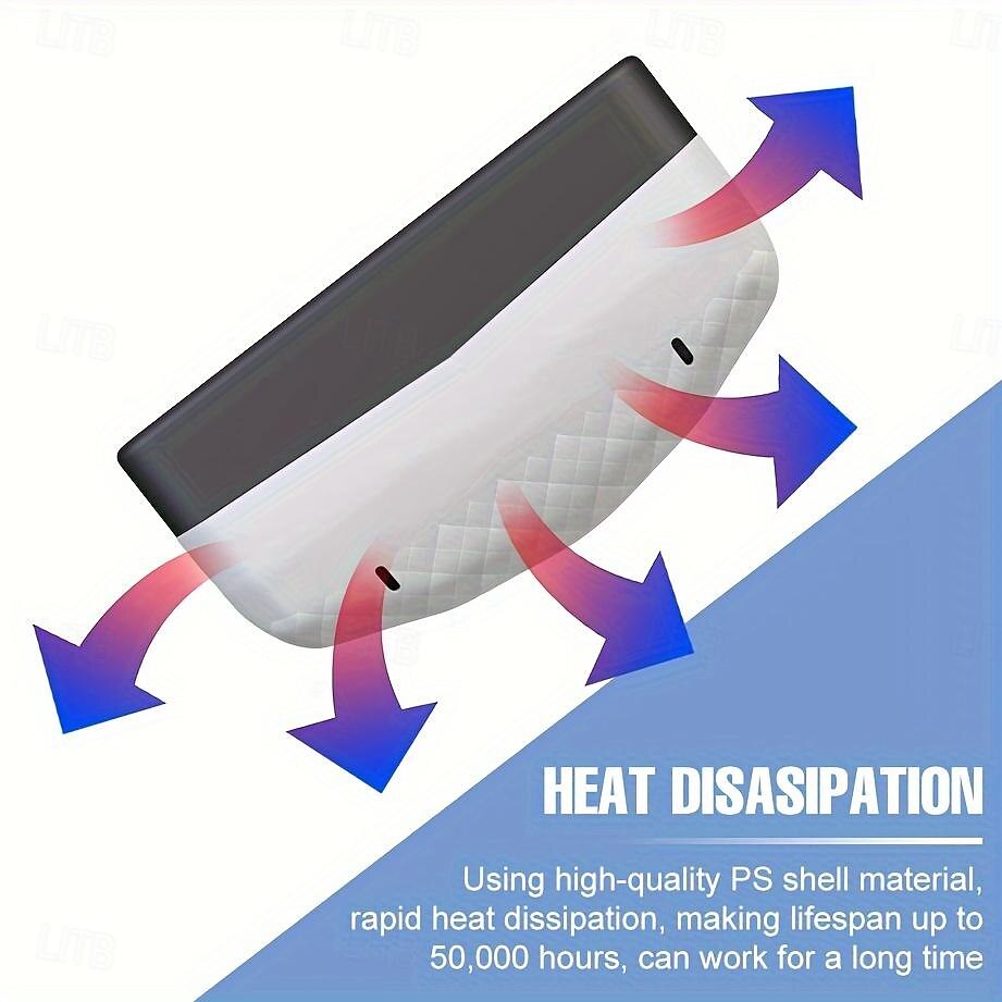 1 шт. солнечный ступенчатый светильник, уличный водонепроницаемый солнечный светильник для террасы, светильник для забора освещает ваш двор, угол свечения rgb120 2025 - $8.99 –P8