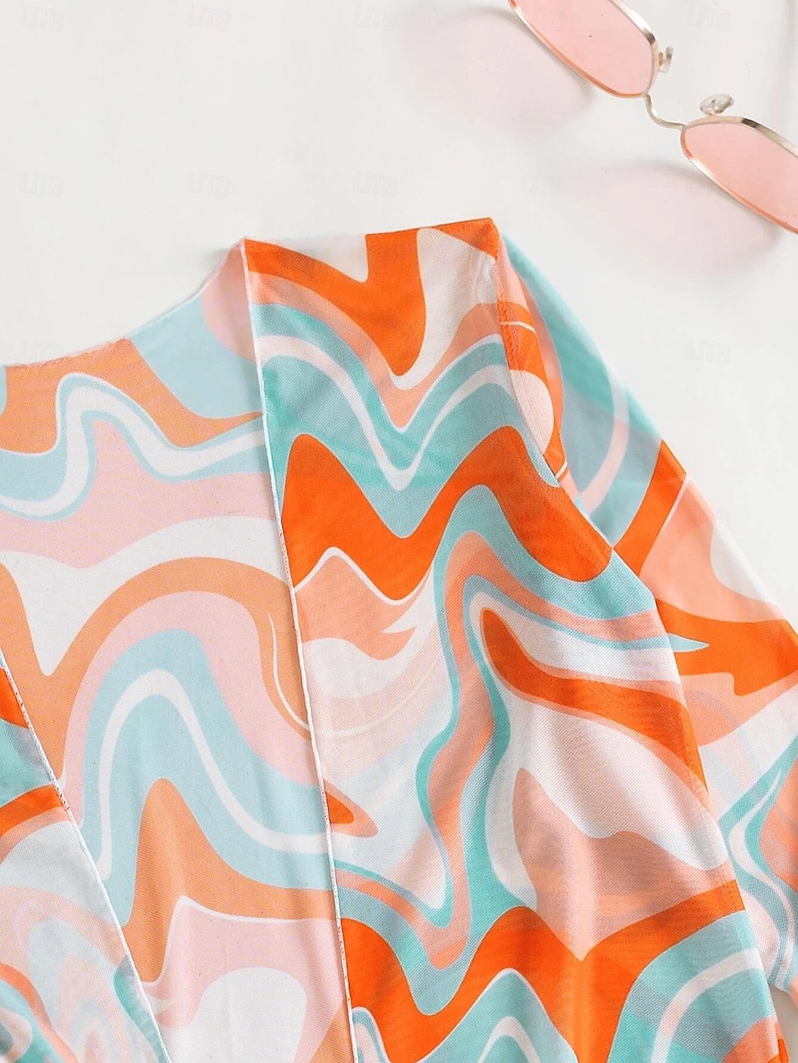 Női Szabályos Fürdőruha Bikini Fürdőruha 3 db Nyomtatás Strandruházat Push up Grafika Ujjatlan Fürdőruhák 2025 - $28.99 –P6
