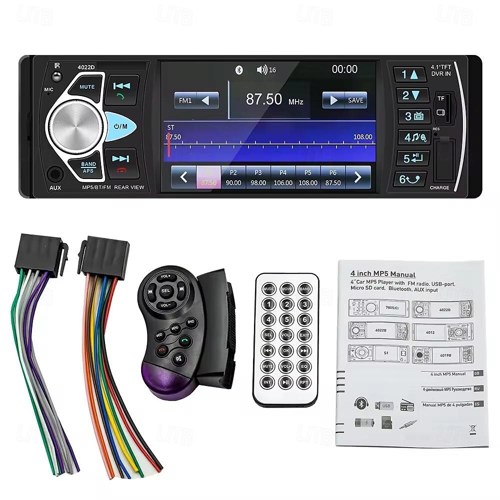 Εργοστάσιο OEM 4022D 4.1 inch 1 Din Android Αυτοκίνητο MP5 Player MP3 Πομπός FM ΣΥΝΔΕΣΤΕ και ΠΑΙΞΤΕ για Universal Εκδικητής 2025 - $86.99 –P1