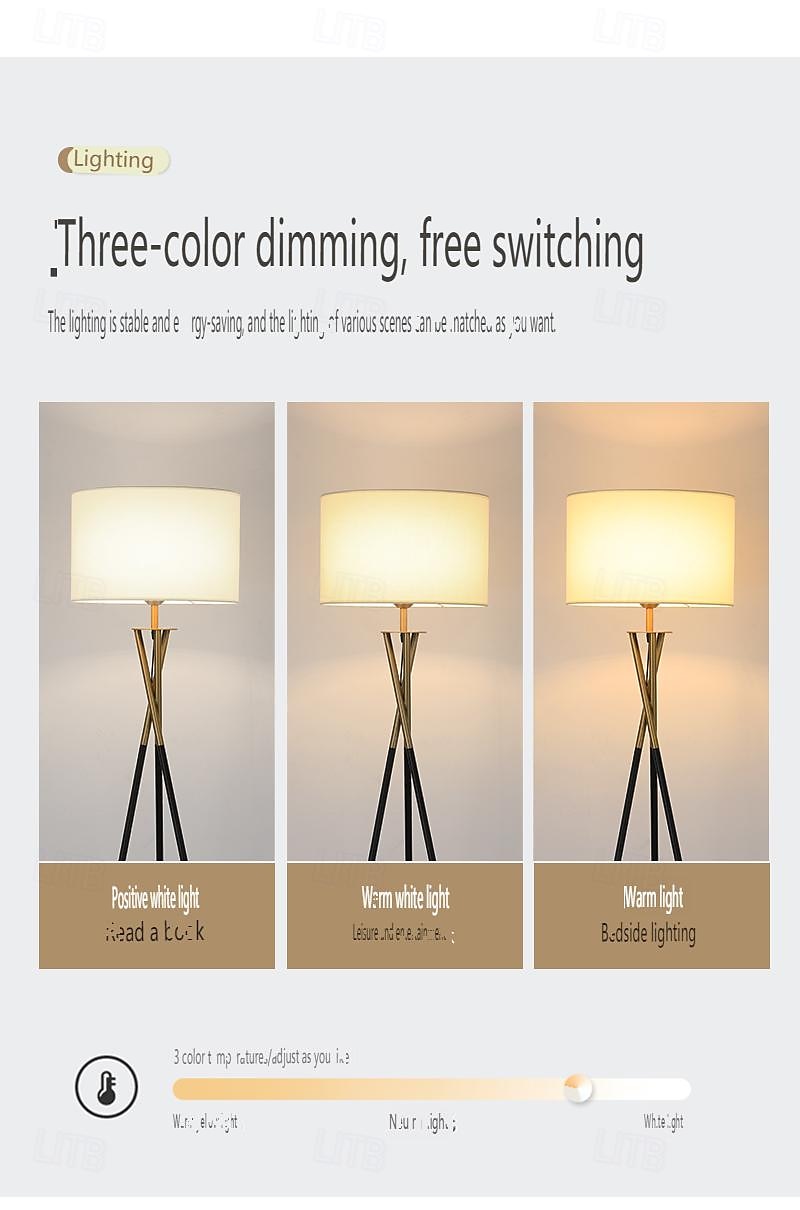Stojací lampa Moderní soudobé / Nordický styl Pro studovna či kancelář / Vevnitř Kov 220 v / 110 v Bílá 2025 - $265.49 –P3