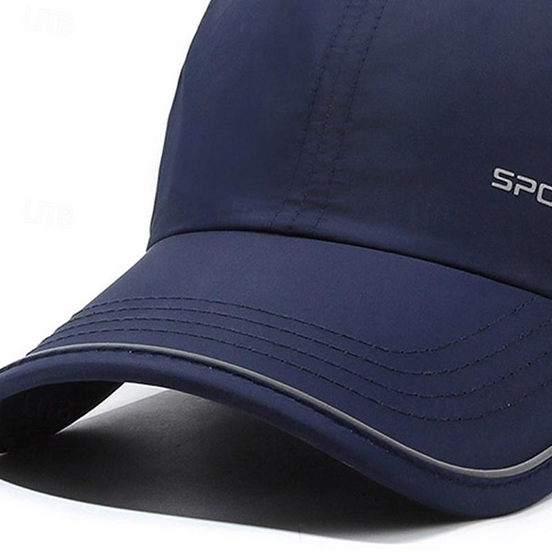 Per uomo Cappellino da baseball Cappello da sole Cappello da camionista Nero Bianco Poliestere Di tendenza Informale Strada Giornaliero Alfabetico Regolabile Crema solare Traspirante Asciugatura del 2025 a $8.49 –P7
