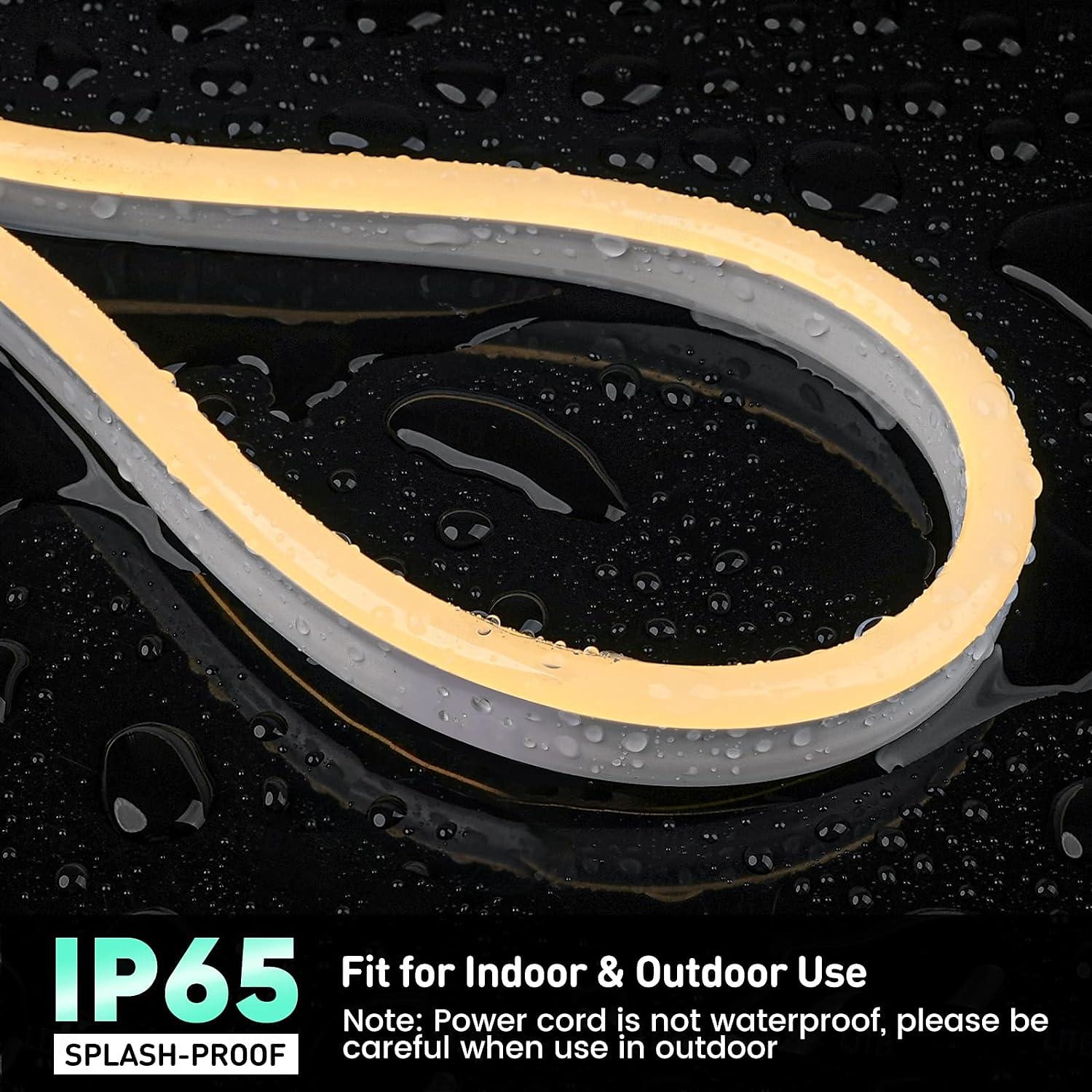 Waterproof LED Neon Light 5-25M/16-90ft Various Colors of Neon Light Strip Pool Light Strip and Plug-in Neon Light Strip Suitable for Bedrooms Kitchens Balcobalconies Outdoor Courtyards 220V 2025 - $29.99 –P5