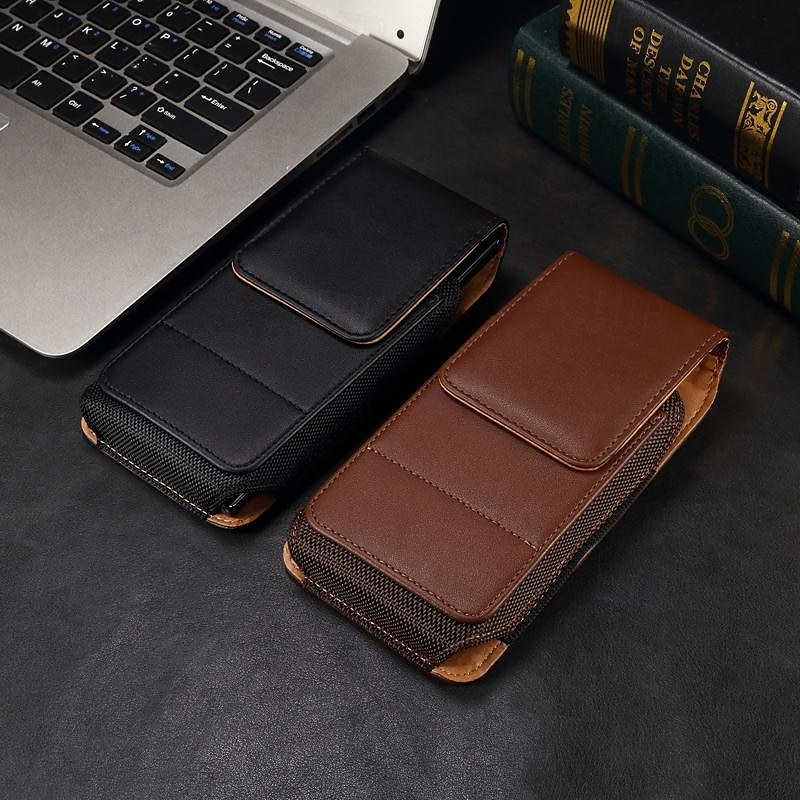 Men Cellphone Loop Holster Case Belt Waist Bag Props PU Leather Purse Phone Wallet Vintage Belt Mobile Phone Protective Sheath 2025 - $18.99 –P4