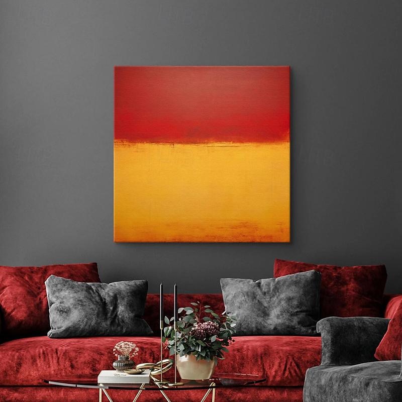 Famous Mark Rothko Colorful Abstract Artwork Hand-painted Canvas Painting Modern Wall Art For Gallery Living Room Home Decoration Stretched Frame Ready to Hang or Unframed 2025 - $141.99 –P13
