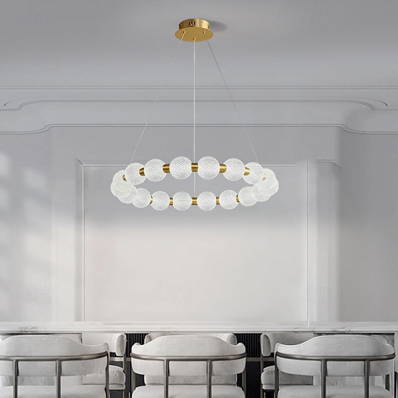 60 cm Single Design Pendant Light Metal Acrylic Electroplated Modern Nordic Style 110-120V 220-240V 2026 - $749.99 –P11