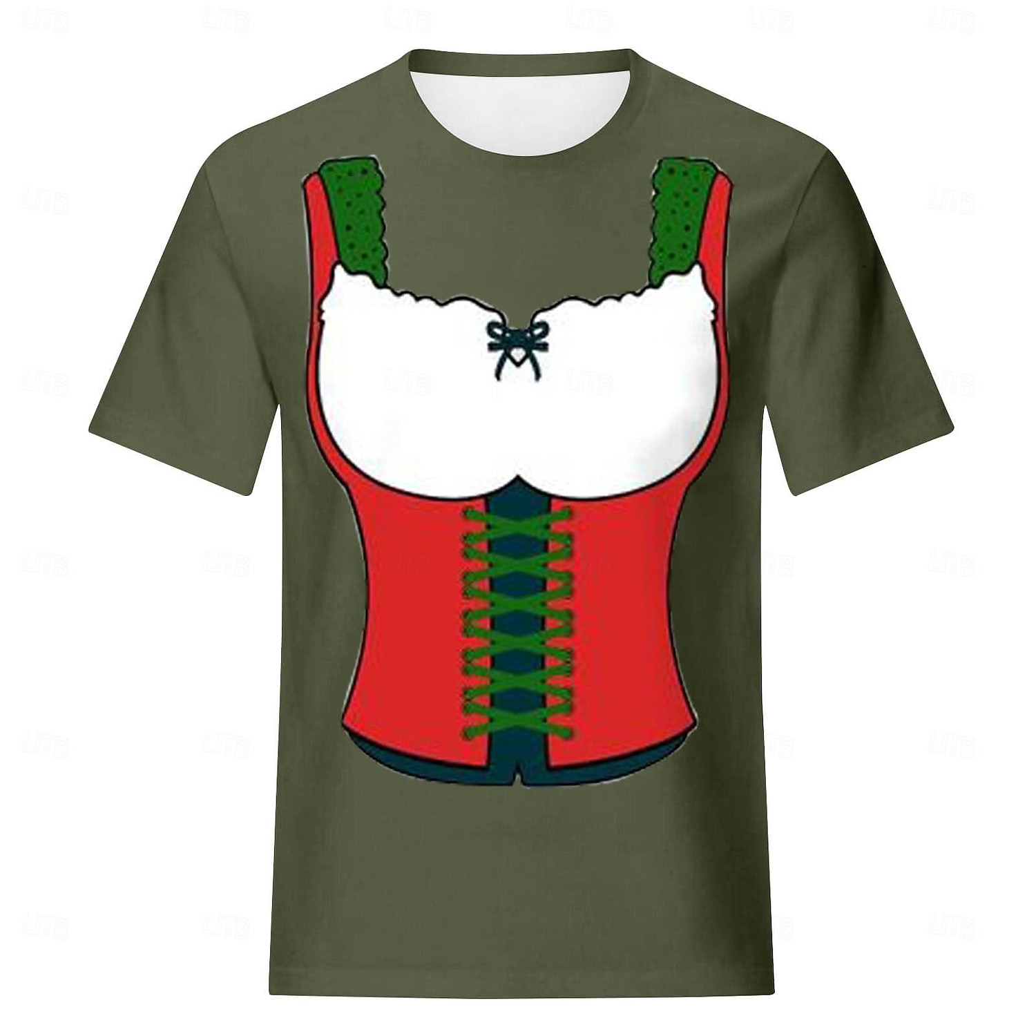 Japonesa/Curta Anime 3D Bávaro Estilo de rua Camiseta Arte Gráfica para Mulheres Adulto Impressão 3D  para Cerveja Oktoberfest Baile de Máscaras Casual / Diário de 2026 por $20.99 –P5
