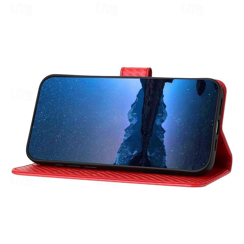 Phone Case For iPhone 16 iPhone 15 Pro Max Plus iPhone 14 13 12 11 Pro Max Plus Mini SE Back Cover with Stand Holder with Wrist Strap Card Slot TPU PU Leather 2025 - $15.99 –P7