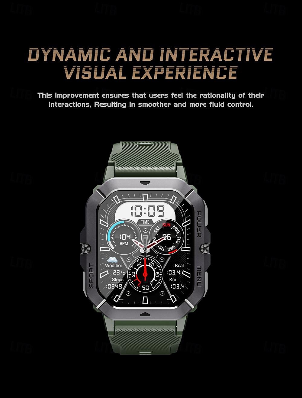 696 C28 Smart Watch 2.02 inch Smart Band Fitness Bracelet Bluetooth Pedometer Call Reminder Sleep Tracker Compatible with Android iOS Men Hands-Free Calls Message Reminder IP 67 42mm Watch Case 2025 - $52.99 –P15