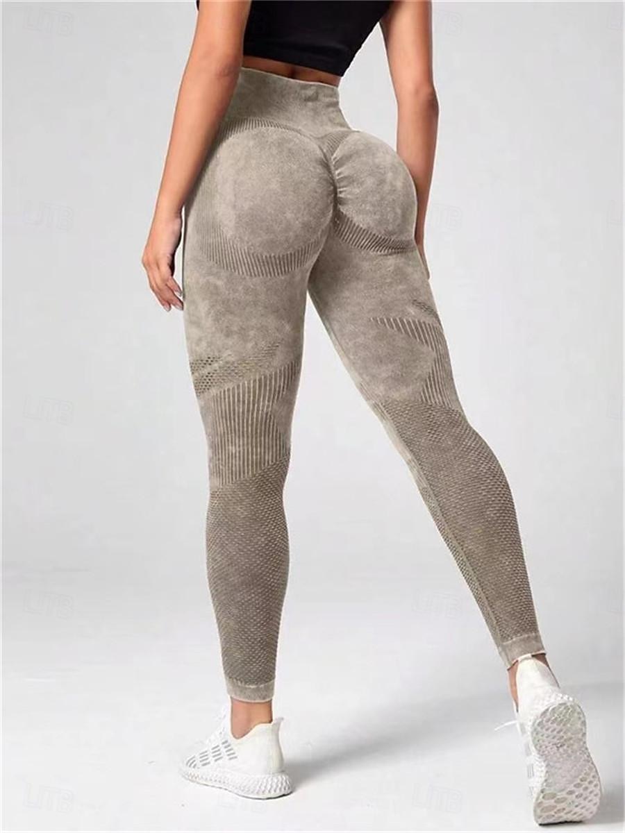 Women's Yoga Pants Yoga Leggings High Waist Pilates Gym Workout Workout Tights Graphic Black Army Green Khaki Sports Activewear Stretchy Slim 2026 - $23.99 –P1