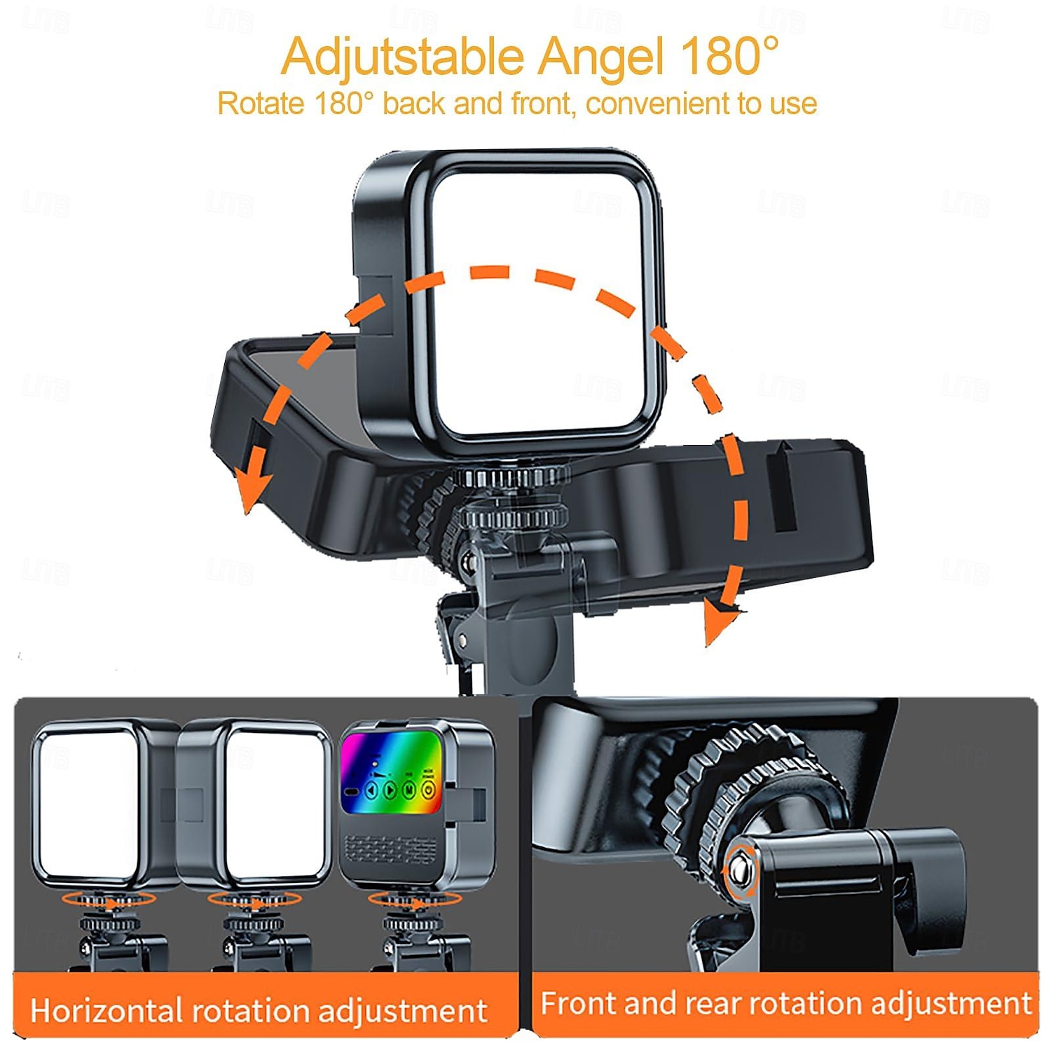 Selfie Light, Phone Light with 3 Lighting Modes/5 Brightness Levels, Portable Phone Ring Light for Makeup, Live Stream, Rechargeable Clip Video Light for iPad/Camera/Laptop 2025 - $19.99 –P1