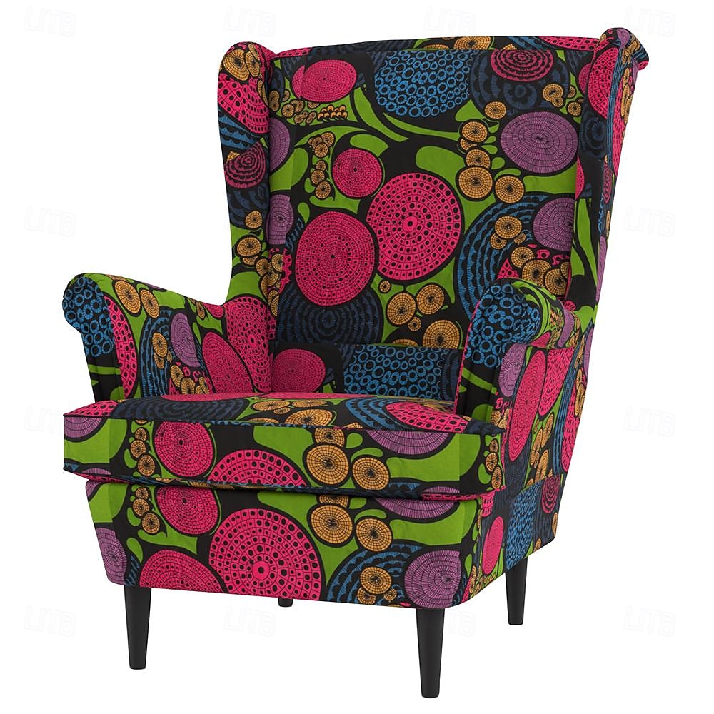 Wingback Chair Cover 100% Cotton with Armrest Cover Floral Quilted Slipcovers Single Seat STANDcover LITB PRIME cover 2026 - $163.99 –P12