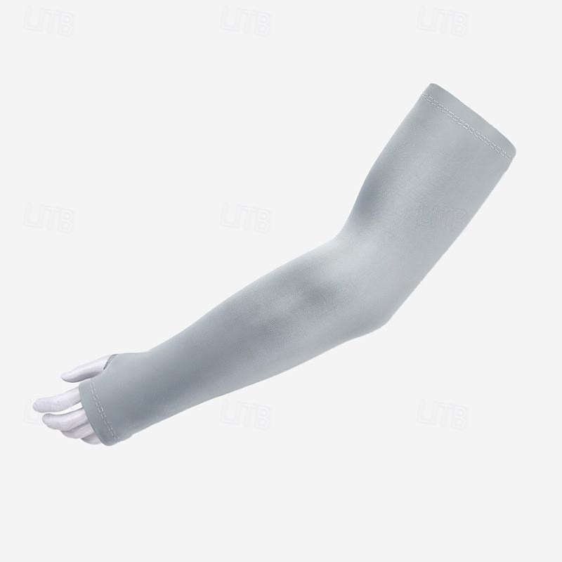 1 par Mangas de ciclismo braço aquecedores Armwarmers Mangas de braço de refrigeração de proteção solar UV Côr Sólida Respirabilidade Esticar Moto Preto Branco Roxo Seda Sintética para Mulheres Adulto de 2025 por $7.99 –P2