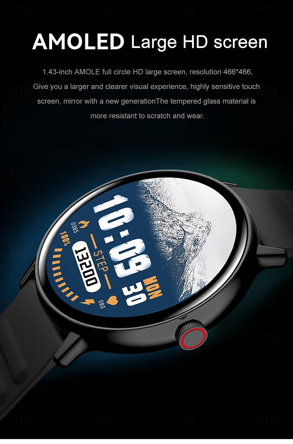 696 Y88 Εξυπνο ρολόι 1.43 inch Έξυπνο ρολόι Bluetooth ΗΚΓ + PPG Βηματόμετρο Υπενθύμιση Κλήσης Συμβατό με Android iOS Γυναικεία Άντρες Κλήσεις Hands-Free Υπενθύμιση Μηνύματος IP 67 Θήκη ρολογιού 46mm 2025 - $41.99 –P3