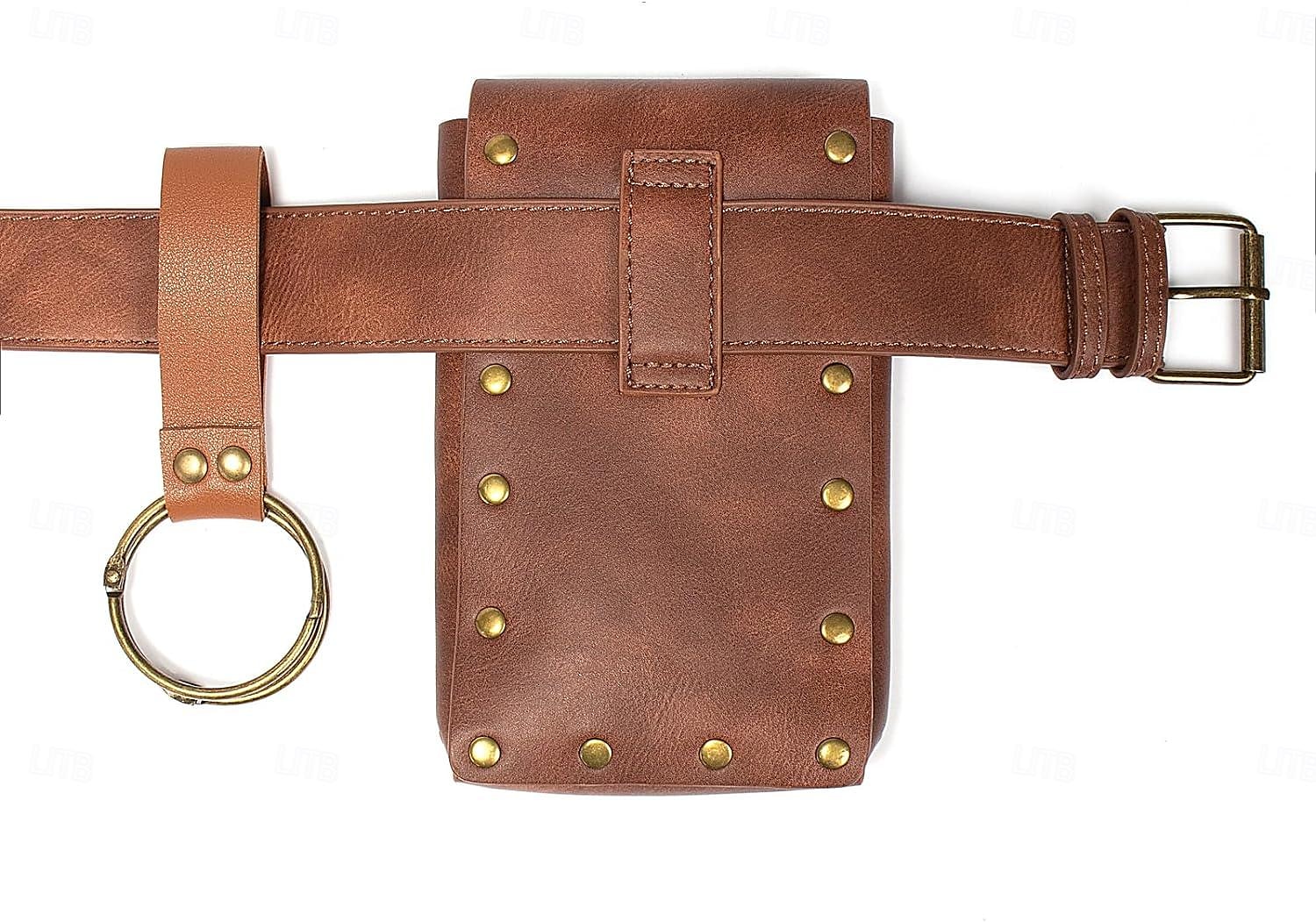 Medieval Renascentista Roupa Feira Ren Cavalheiro Viking Unisexo Celta Viking Fantasia Dia Das Bruxas Carnaval feira renascentista LARP Ren Faire Adulto Cinto Bolsa de 2025 por $33.99 –P19