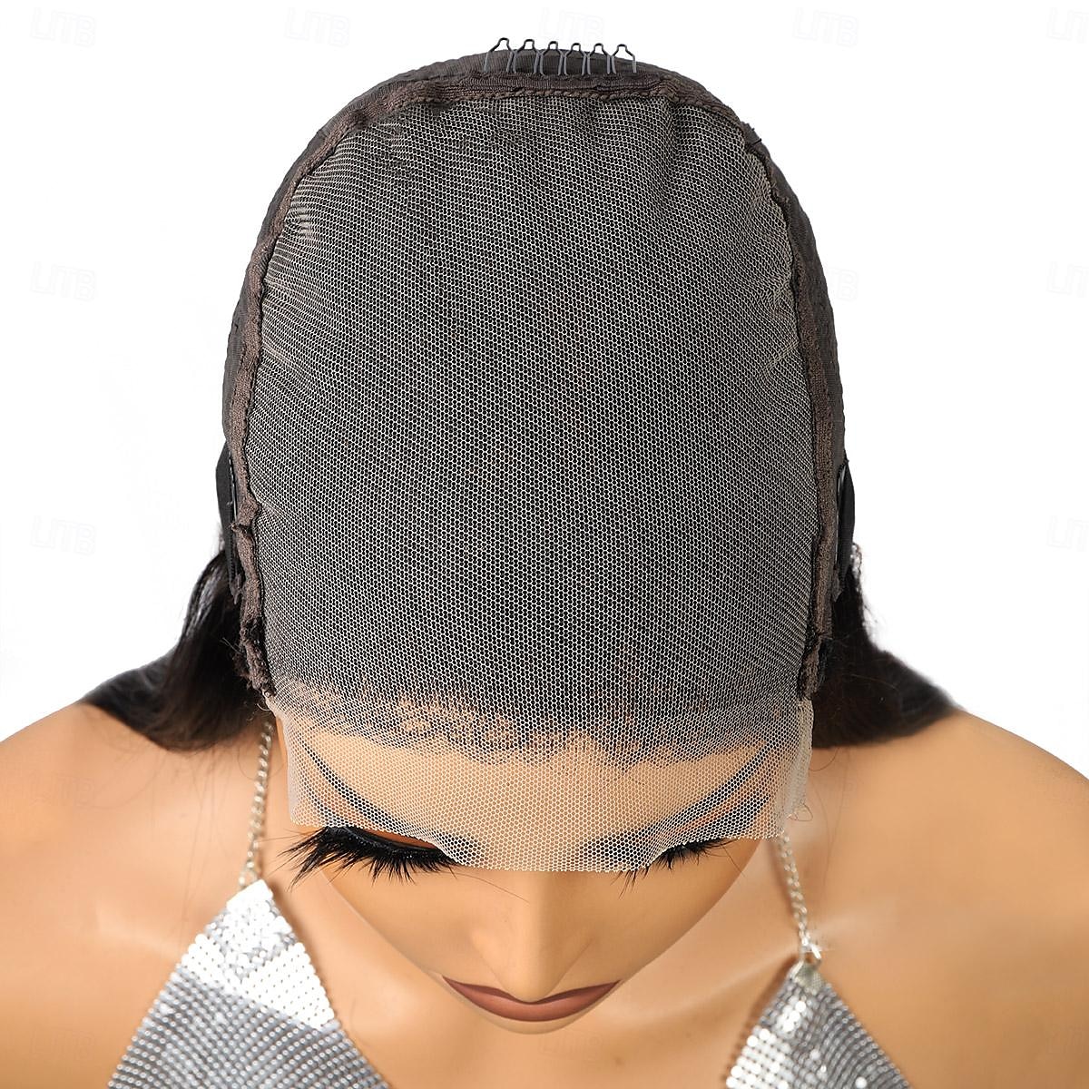Parrucca in pizzo trasparente 6x6, parrucca in pizzo di capelli umani di colore naturale, onda profonda, densità 180% per donne nere del 2025 a $218.99 –P5