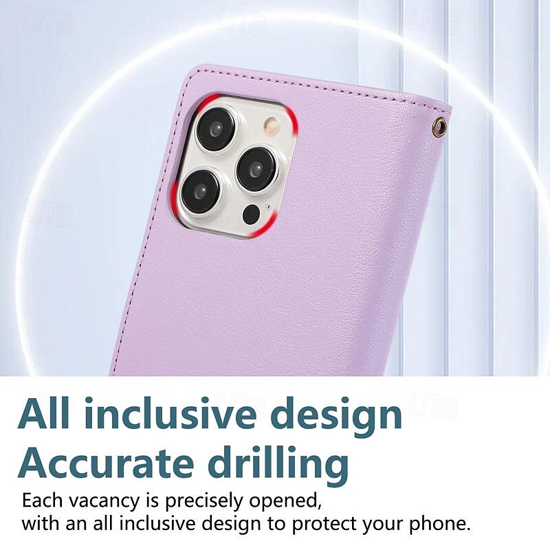 Phone Case For iPhone 16 iPhone 15 Pro Max Plus iPhone 14 13 12 11 Pro Max Plus Mini SE Back Cover with Stand Holder Magnetic Zipper Retro TPU PU Leather 2025 - $20.99 –P9