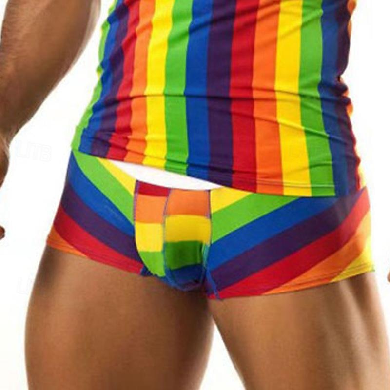 LGBT LGBTQ Duhová Karnevalový kostým Pyžama Dospělé Pánské Gay Pride Parade Měsíc hrdosti Plesová maškaráda Jednoduchý karnevalový kostým 2025 - $27.99 –P4