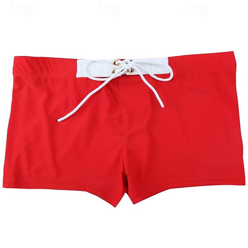 Homens Bermuda de Surf Shorts de Natação Calção Justo de Natação Patchwork Com Cordão Cintura elástica Bloco de cor Conforto Secagem Rápida Curto Feriado Praia Final de semana Moda Casual Branco de 2025 por $17.99 –P20