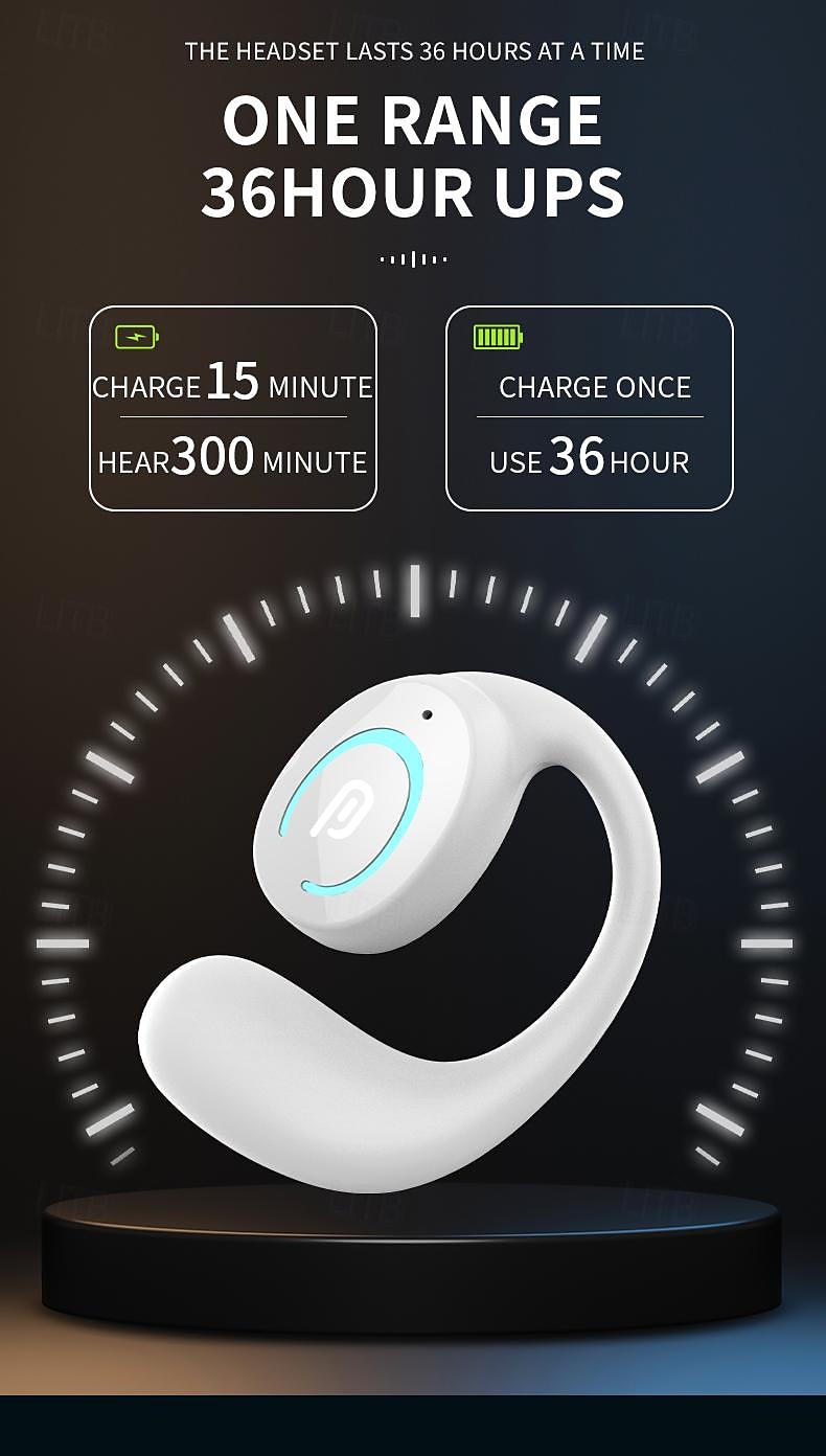 iMosi MK9 True Wireless Headphones TWS Earbuds Ear Hook Bluetooth 5.3 Sports Ergonomic Design Built-in Mic for Apple Samsung Huawei Xiaomi MI  Everyday Use Mobile Phone Travel Entertainment Car 2025 - $15.99 –P6