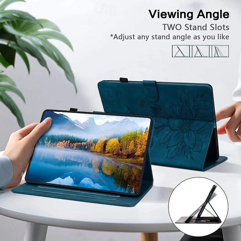 Tablet Case Cover For Samsung Galaxy Tab S8 Plus 12.4'' S8 11'' S7 FE 12.4'' S7 Plus 12.4" S7 11'' A8 10.5'' A 8.0" A9 Plus 11" with Stand Holder Flip Card Holder Graphic TPU PU Leather 2025 - $20.99 –P7