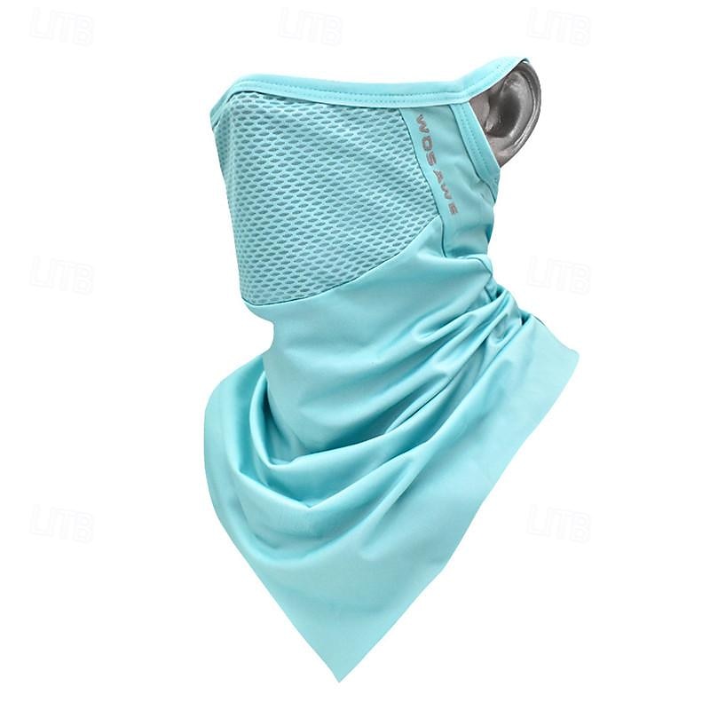 WOSAWE Neck Gaiter Neck Tube Bandana Sports Scarf Face Mask Anti-Insect Dust Proof Lightweight Soft Comfortable Bike / Cycling Black White Blue for Men's Women's Adults' Traveling Mountaineering 2026 - $14.99 –P4