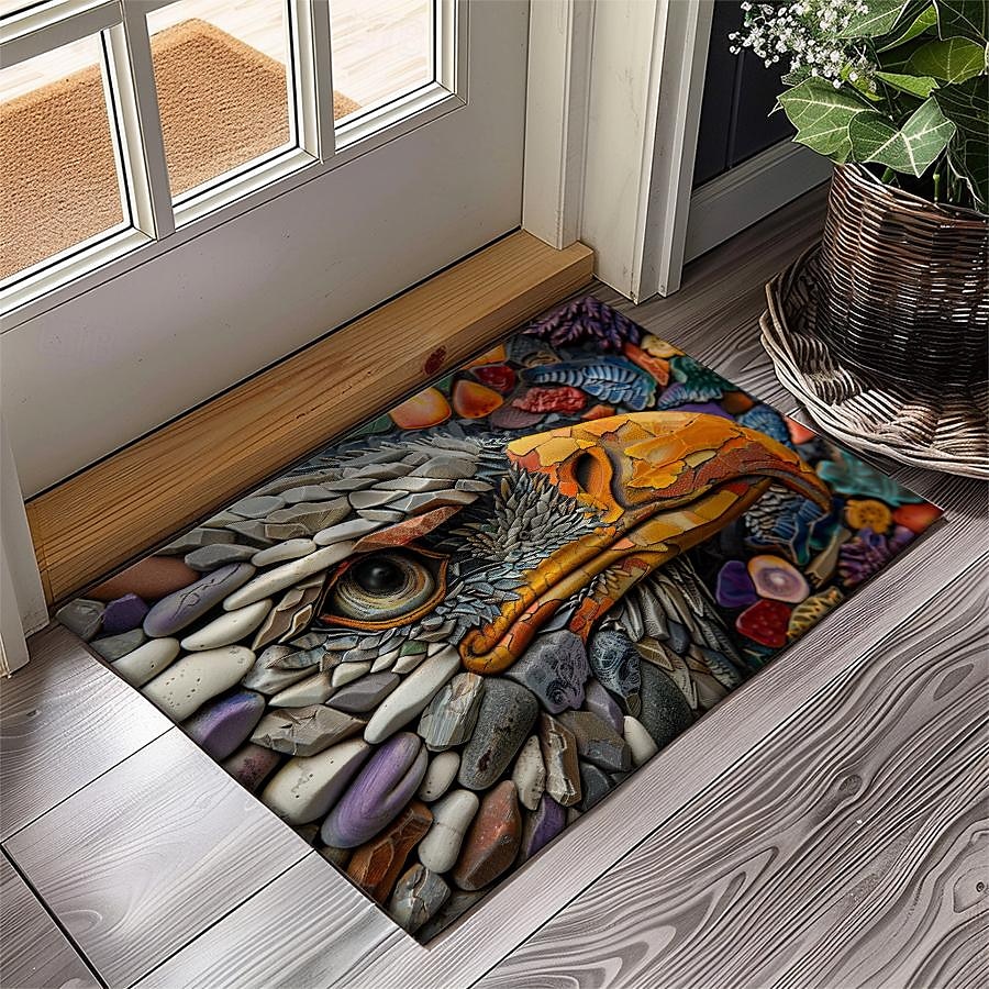 Cobblestones Animals Doormat Kitchen Mat Floor Mat Non-Slip Area Rug Oil Proof Rug Indoor Outdoor Mat Bedroom Decor Bathroom Mat Entrance Rug 2025 - $16.99 –P15
