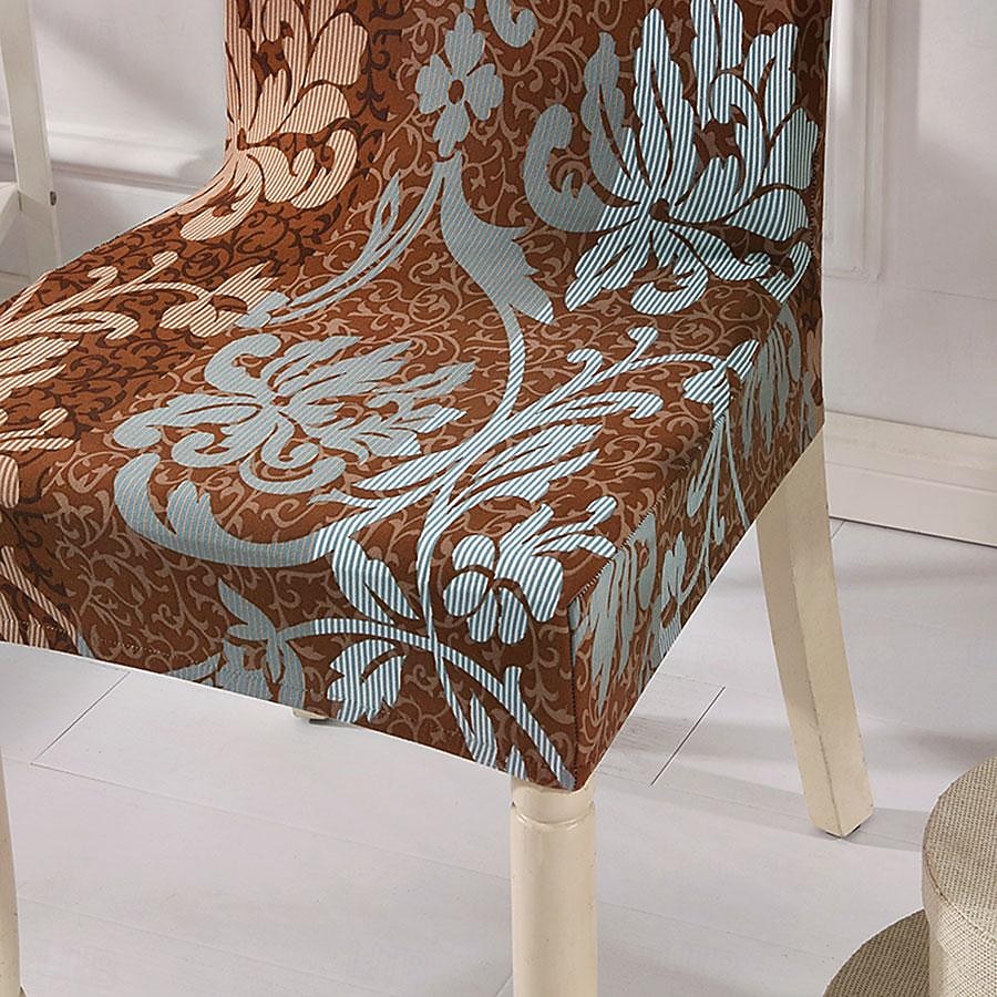 housse de chaise de salle à manger à dossier haut housse de chaise de salle à manger housse de chaise de bureau housses imprimées florales et papillons de 2026 ? $8.99 –P3