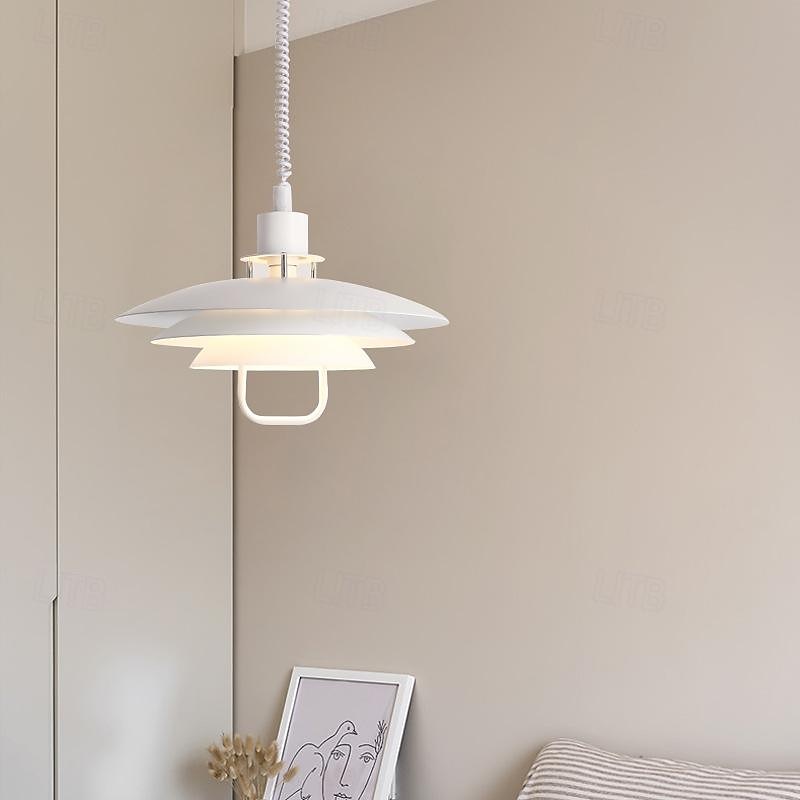 lampada a sospensione a led in vetro trasparente con design elegante 1 luce 38/48 cm in metallo stile moderno camera da letto ufficio 110-240v del 2025 a $599.99 –P5