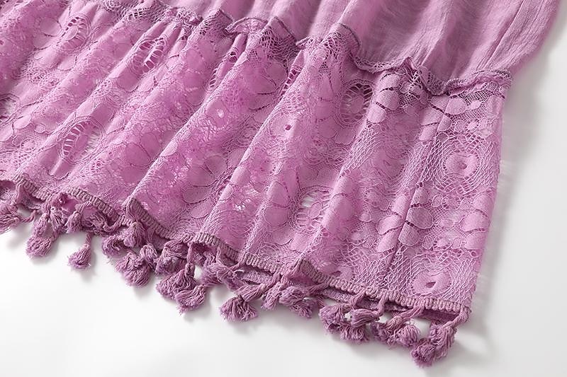 Pentru femei Rochie Mini Rochie de schimb Rochie Boho Vacanță Casual În aer liber Vacanță Zilnic Potrivire Largă Culoare pură Lungime Manșon 3/4 În V Alb Roz Îmbujorat Albastru piscină Mov Var 2025 - $42.99 –P7
