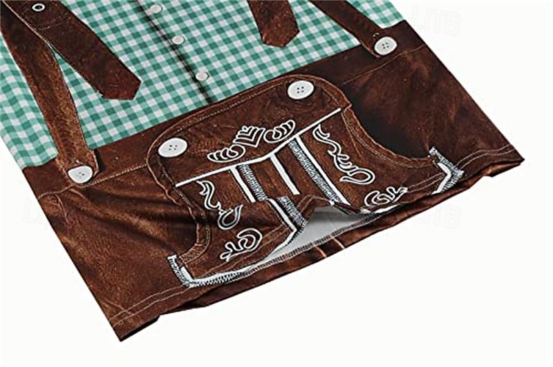 Tricou lederhosen Petrecere Casual Tricou Grafică pentru Bărbați Adulți Imprimare 3D pentru Carnaval Bere Oktoberfest Vacanță Petrecere 2026 - $20.99 –P6