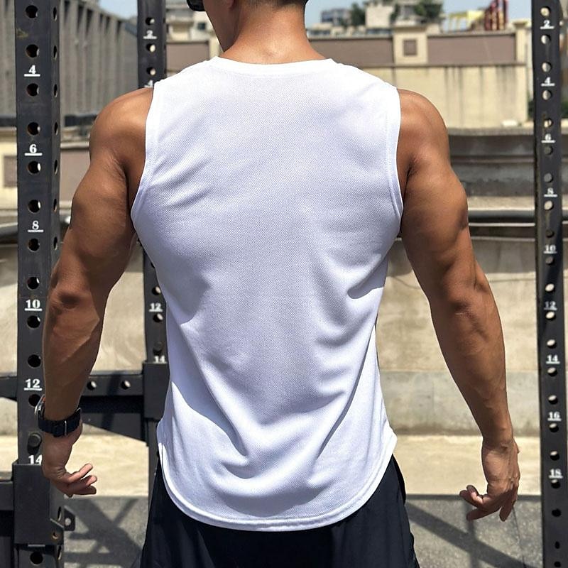 Per uomo Canotta da allenamento Canotta da corsa Canotta da palestra Senza Maniche Gilet / Panciotto Casuale Athleisure Asciugatura Rapida Morbido Traspirante Allenamento in Palestra Camminata Jogging del 2025 a $9.49 –P2
