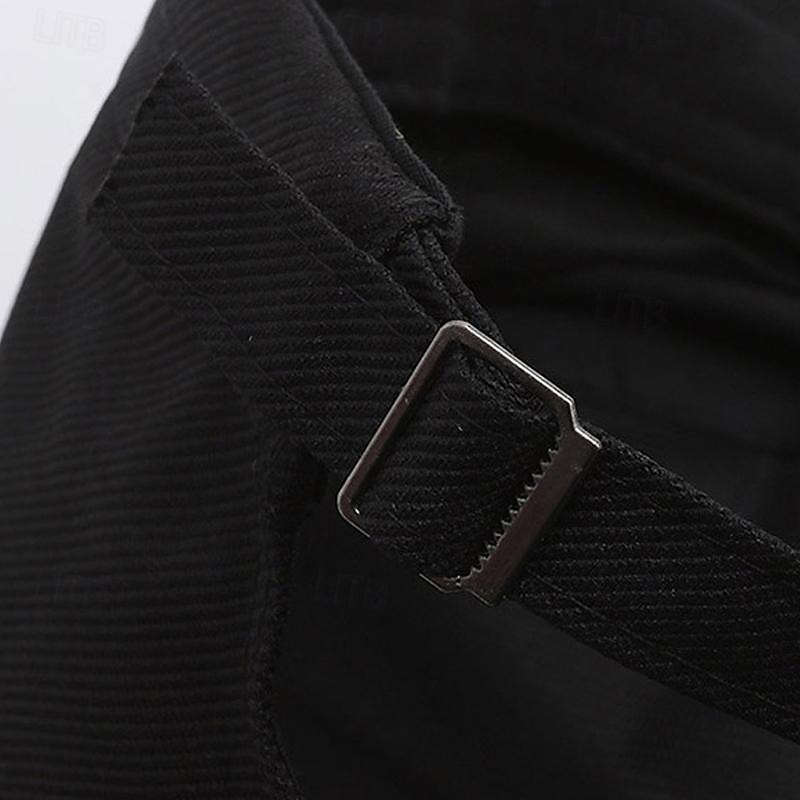 Per uomo Unisex Cappello basco Cappellino da baseball Berretto militare Cappello da cadetto Nero Blu marino Poliestere Vintage Di tendenza Informale Strada Giornaliero Liscio Regolabile Traspirante del 2026 a $6.99 –P9