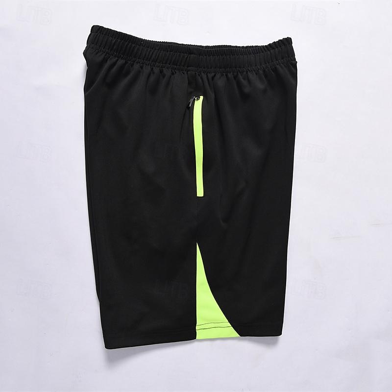 Herr Svett shorts Shorts Casual shorts Lappverk Snörning Elastisk midja Färgblock Komfort Andningsfunktion Kort Utomhussport Dagligen Löpning Elegant Ledigt Svart / röd Svart Microelastisk 2025 - $13.99 –P5