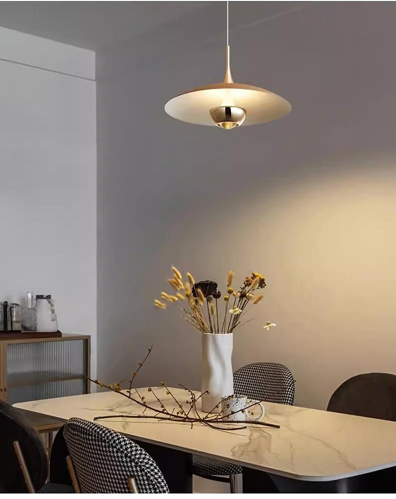 LED Pendant Light Flying Saucer Decorative Light 1-Light 28cm Modern Nordic Style Bedroom Dining Room 110-240V 2025 - $229.99 –P6
