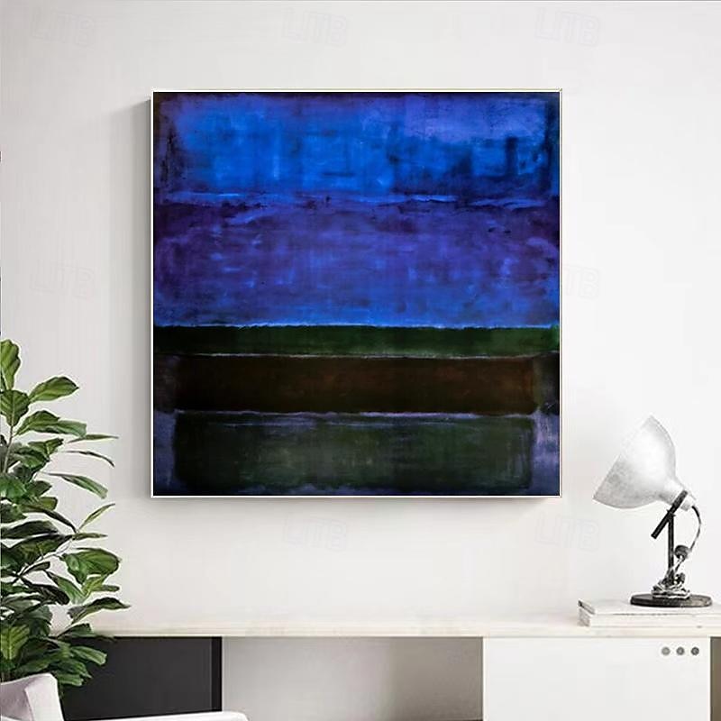 Famous Mark Rothko Colorful Abstract Artwork Hand-painted Canvas Painting Modern Wall Art For Gallery Living Room Home Decoration Stretched Frame Ready to Hang or Unframed 2025 - $141.99 –P6