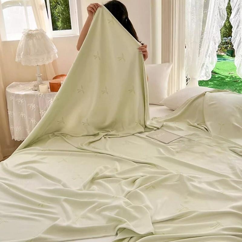 Summer Cooling Quilt 100% Viscose Derived from Bamboo Blanket for Kids Adults Nap Blanket Ice Silk Soft and Ultra-thin 2025 - $35.99 –P2