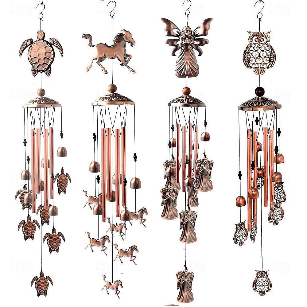 Pure Hand-Made Copper Wind Chimes,Animals Wind Chimes for Outside Clearance Copper Windchimes Outdoors Patio Decor House Warming Gifts Outdoor Wind Chimes Garden Decor for Outside Porch Yard Decoratio 2025 - $27.99 –P1