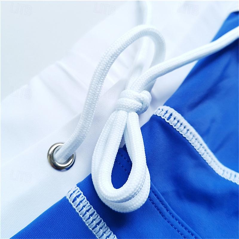 Per uomo Boxer da surf Pantaloncini da mare Boxer da mare Collage A cordoncino Vita elastica Color Block Comfort Asciugatura rapida Breve Per eventi Spiaggia Fine settimana Di tendenza Informale del 2025 a $16.49 –P18