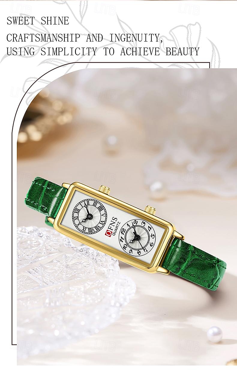 Moederdag Cadeau voor Vrouwen Quartz Horloge Creatief Modieus Casual Horloge Waterdicht Wereldtijd Decoratie Lederen Mesh Band Horloge 2026 - $36.99 –P10