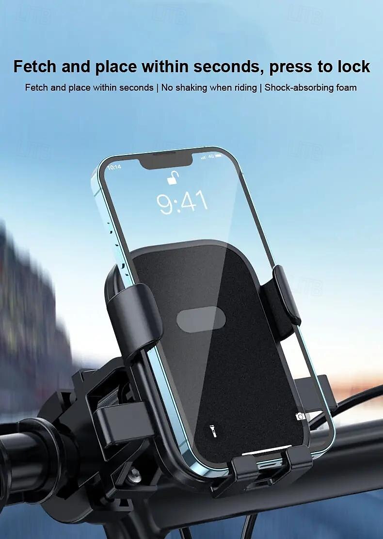 Electric Rider Rack Motorcycle Mobile Phone Stand Shockproof Battery Bike Bike Takeout Rider Navigation Stand 2025 - $13.99 –P1
